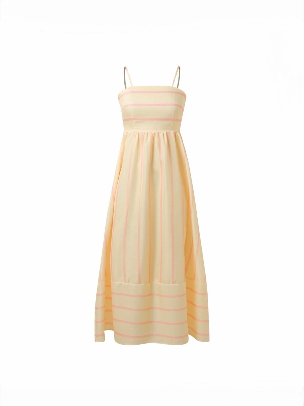 Sunrise Striped Maxi Dress - Yellow - Picture 5 of 7